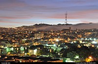 Photo by elki | San Francisco  san francisco, mist, sunset